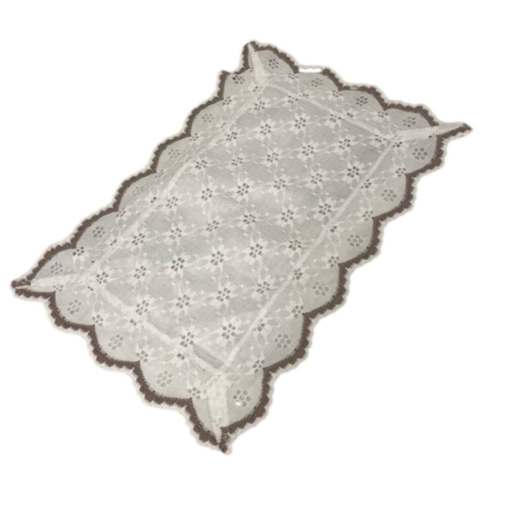 Vintage handcrafted eyelet doily placemat